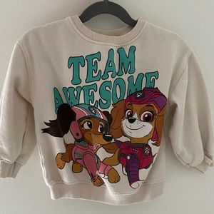 Zara Paw Patrol crew neck